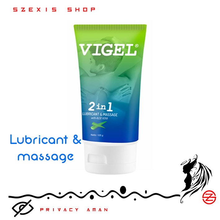 VIGEL LUBRICANT 2 in 1 pelumas pijat dengan aloe