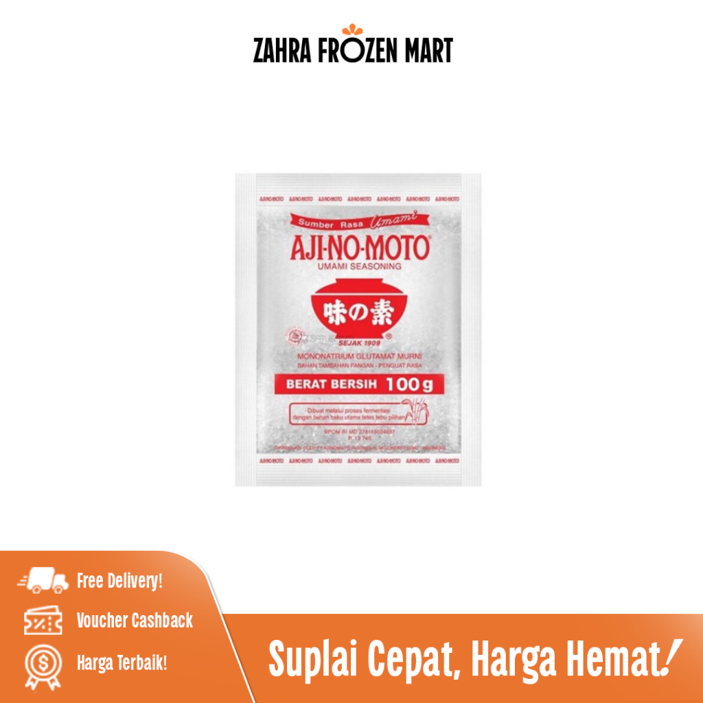 Ajinomoto 100gr - Zahra Frozen Mart