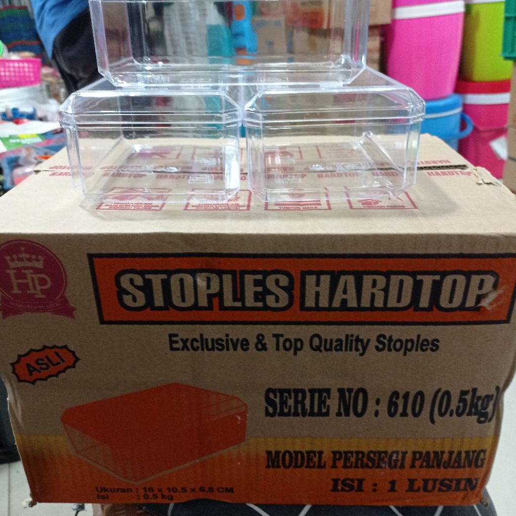 TOPLES HARDTOP 610 PERSEGI PANJANG 500gr