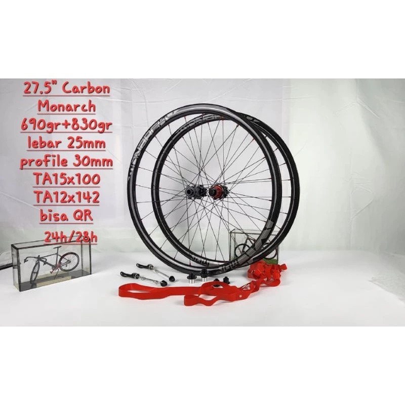 WHEELSET CARBON TAIWAN 27.5 MONARCHY