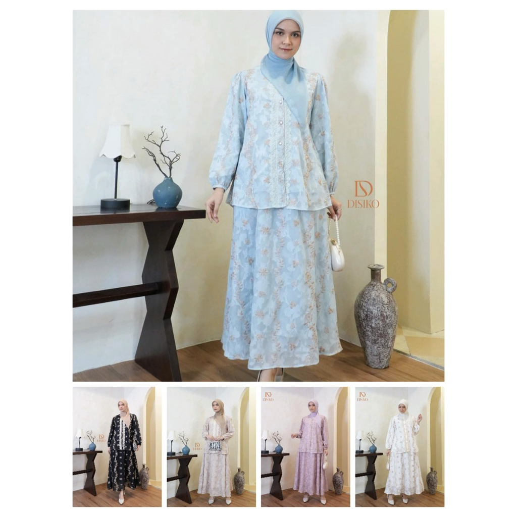 COD ONE SET ROK SARITA BORDIR TUNIK EDERA TUNIK CELIA , TUNIK RUBI TOP LR , TUNIK LR IMPORT BY DISIK