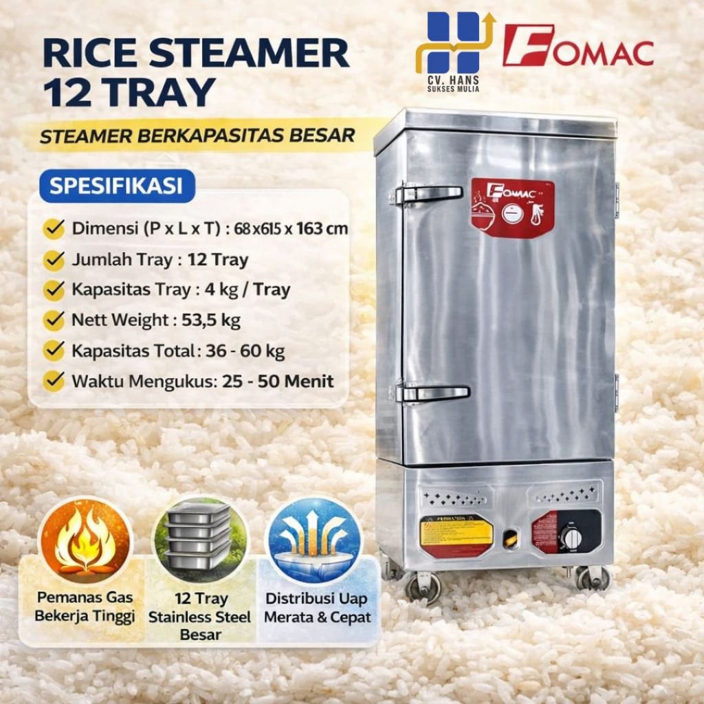 PACK UNITRICE STEAMER (FOMAC) RSC-GJY12 / RSC-GJY24