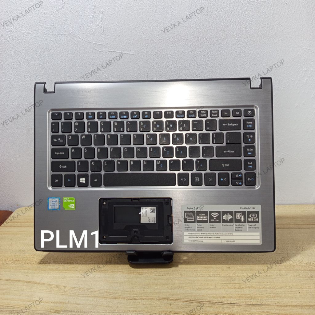 [ SILVER ] Palmrest Acer E5-475 E5-475G E5-476 E5-476G P249 Normal Tested Seken Original [ frame cov