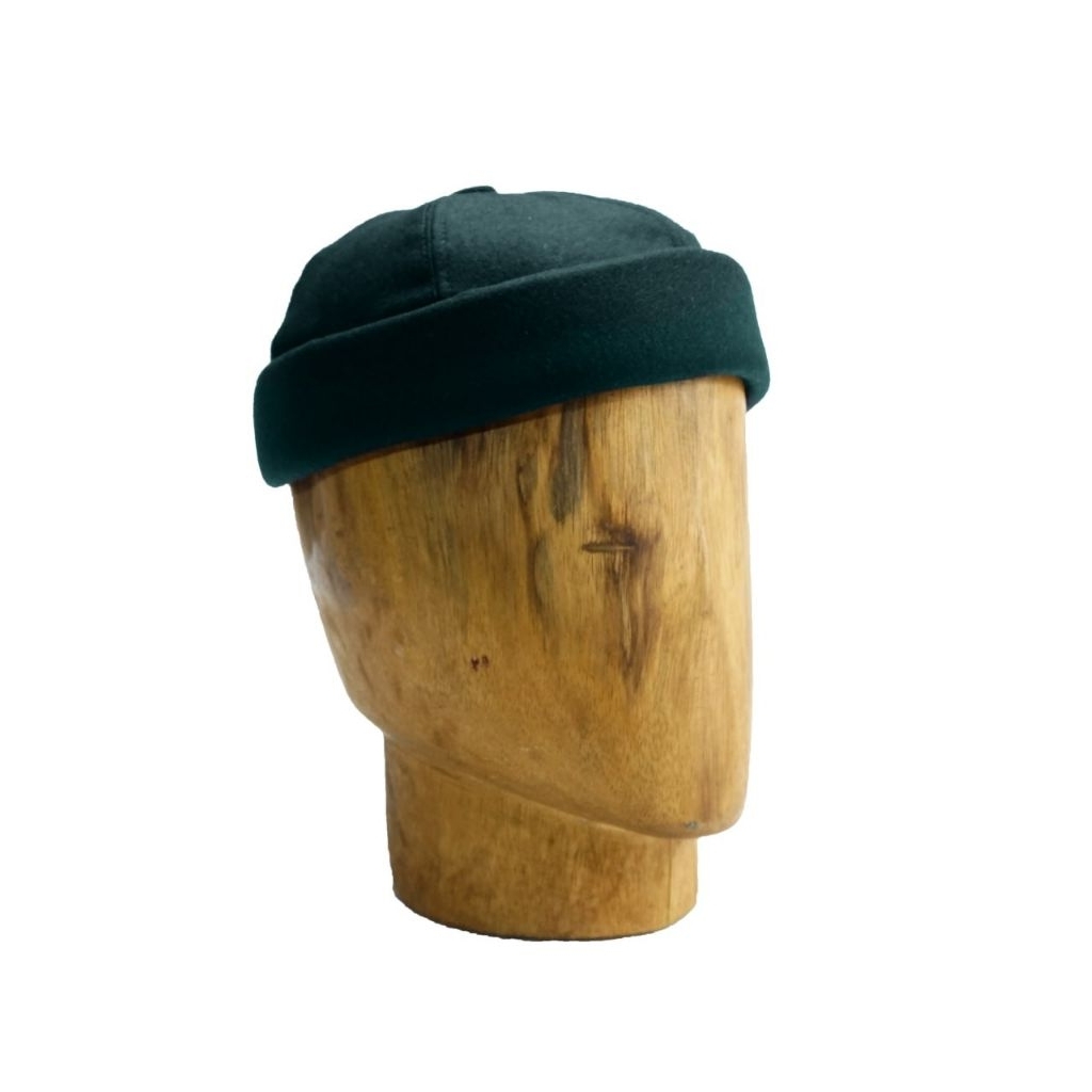 Tuckwoll Miki Hat Peci Forest Green Laken Wool Adjuster kulit
