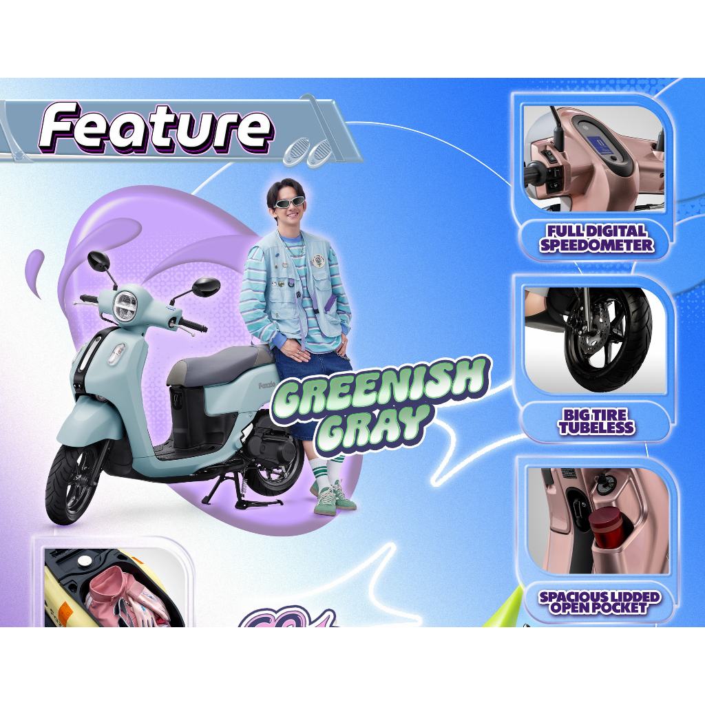 Yamaha Fazzio Hybrid Lux – Cash Kredit Sepeda Motor