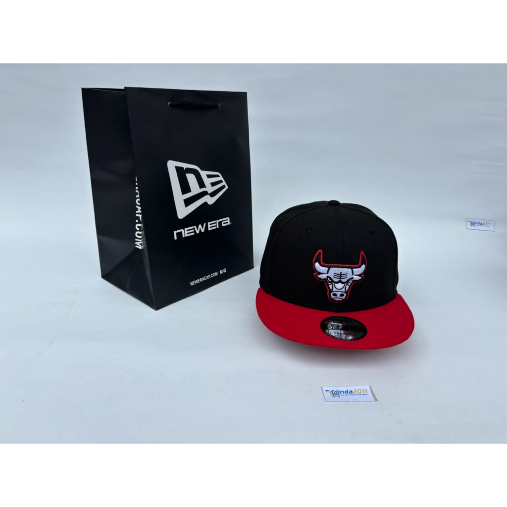 Topi NEW ERA 9Fifty N.B.A 2 Chicago Bulls Black Original