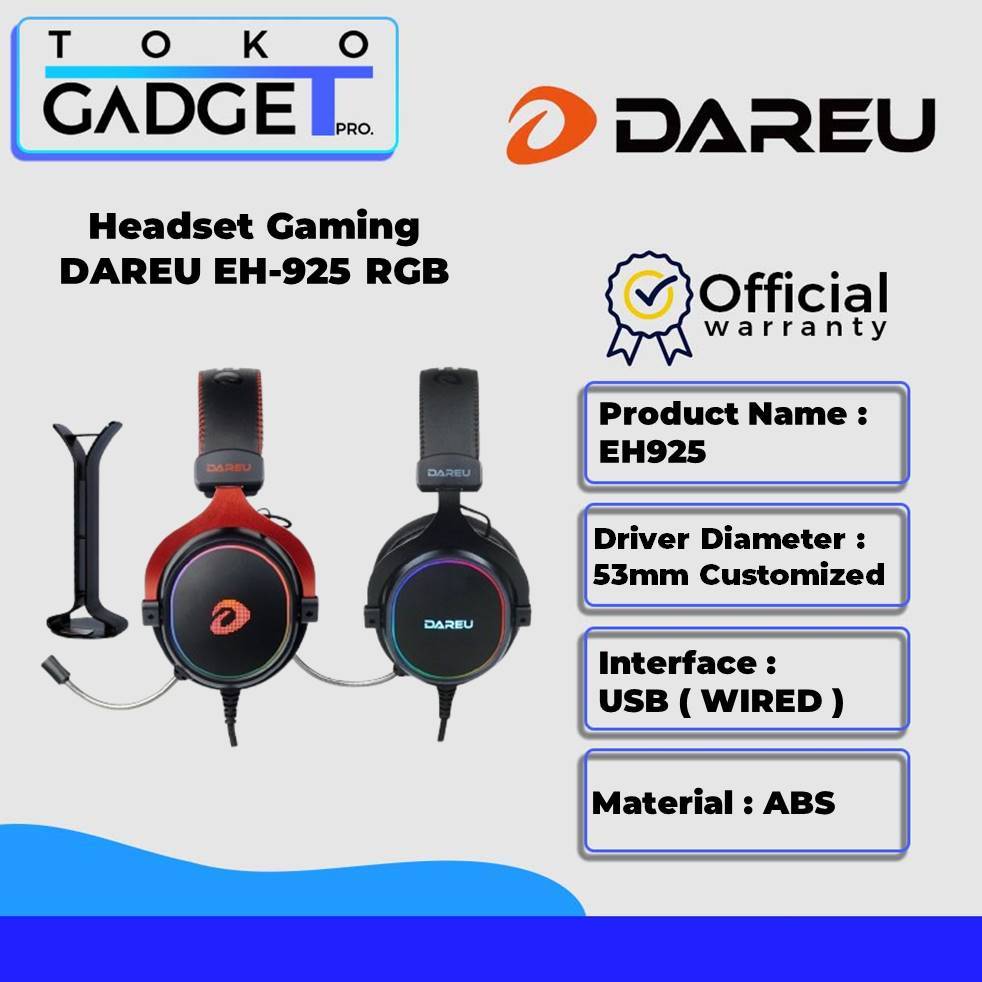 DAREU EH-925 RGB Gaming Headset