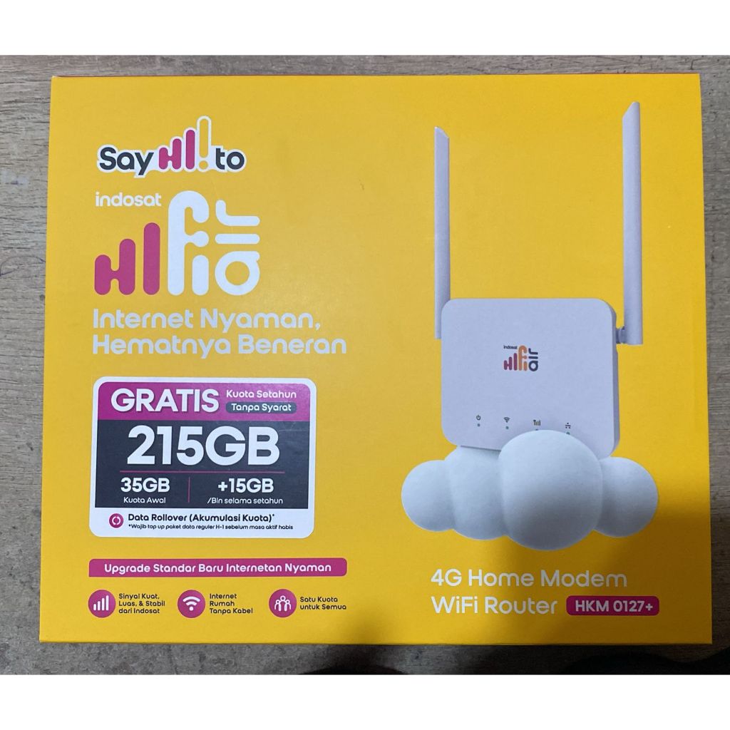 HOME MODEM WIFI ROUTER INDOSAT HKM0127+