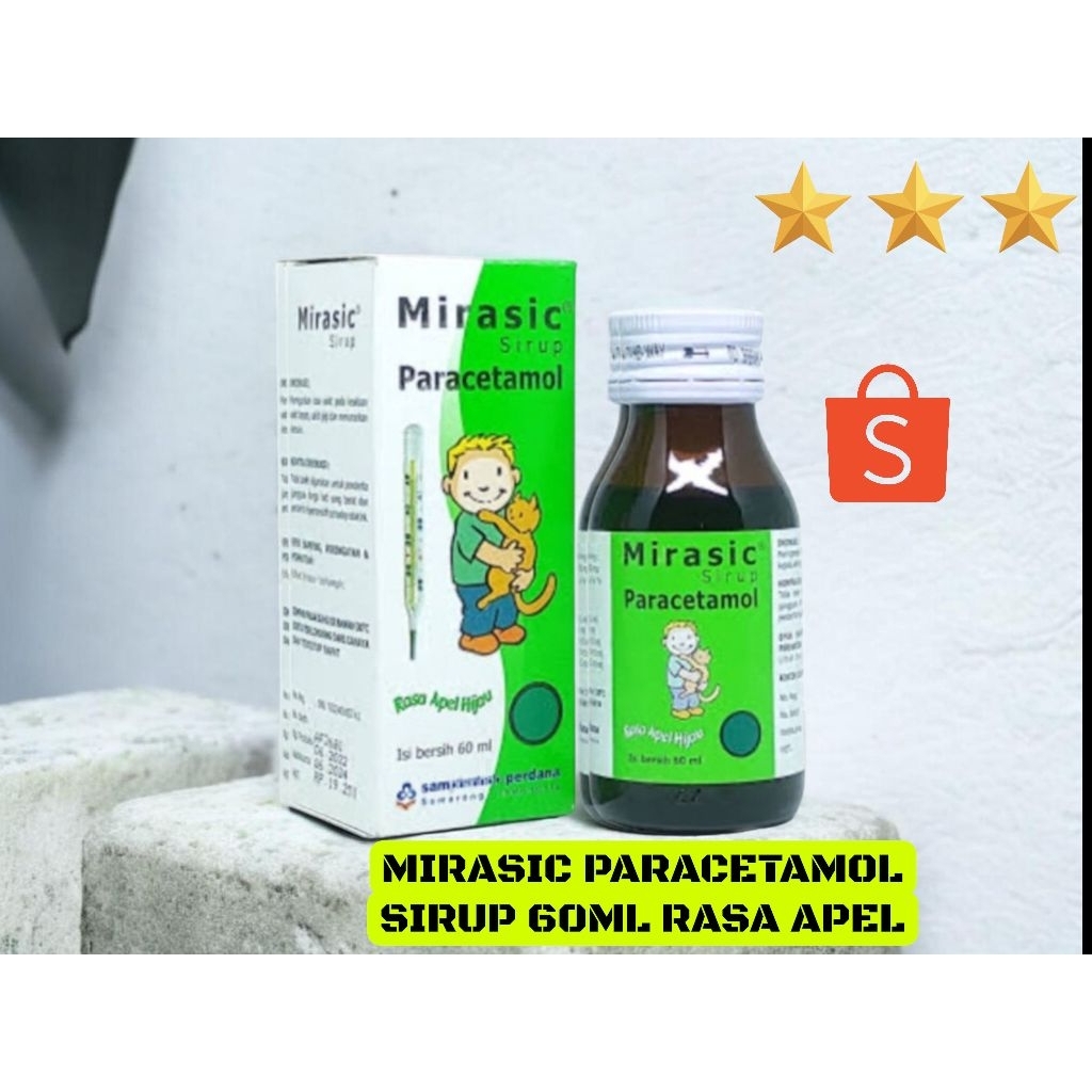 MIRASIC PARACETAMOL 60ML BOTOL ||