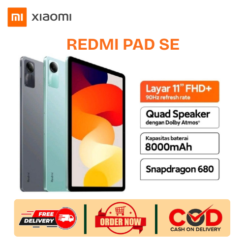 Xiaomi Redmi Pad SE 4/128GB - Prosesor Snapdragon 680 4G Mobile Platform