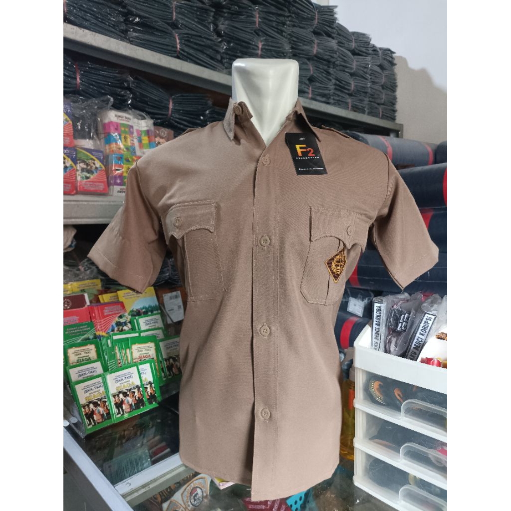 Seragam Sekolah Baju Pramuka Laricci Laki-laki/Baju Pramuka Pria laricci SMP/SMA