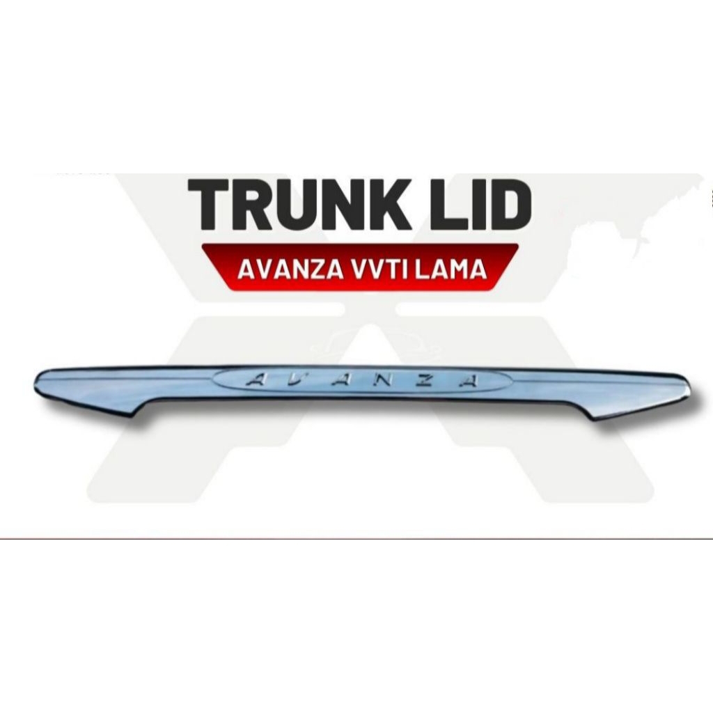 Trunklid Chrome / List Bagasi Belakang Avanza 2004 - 2011