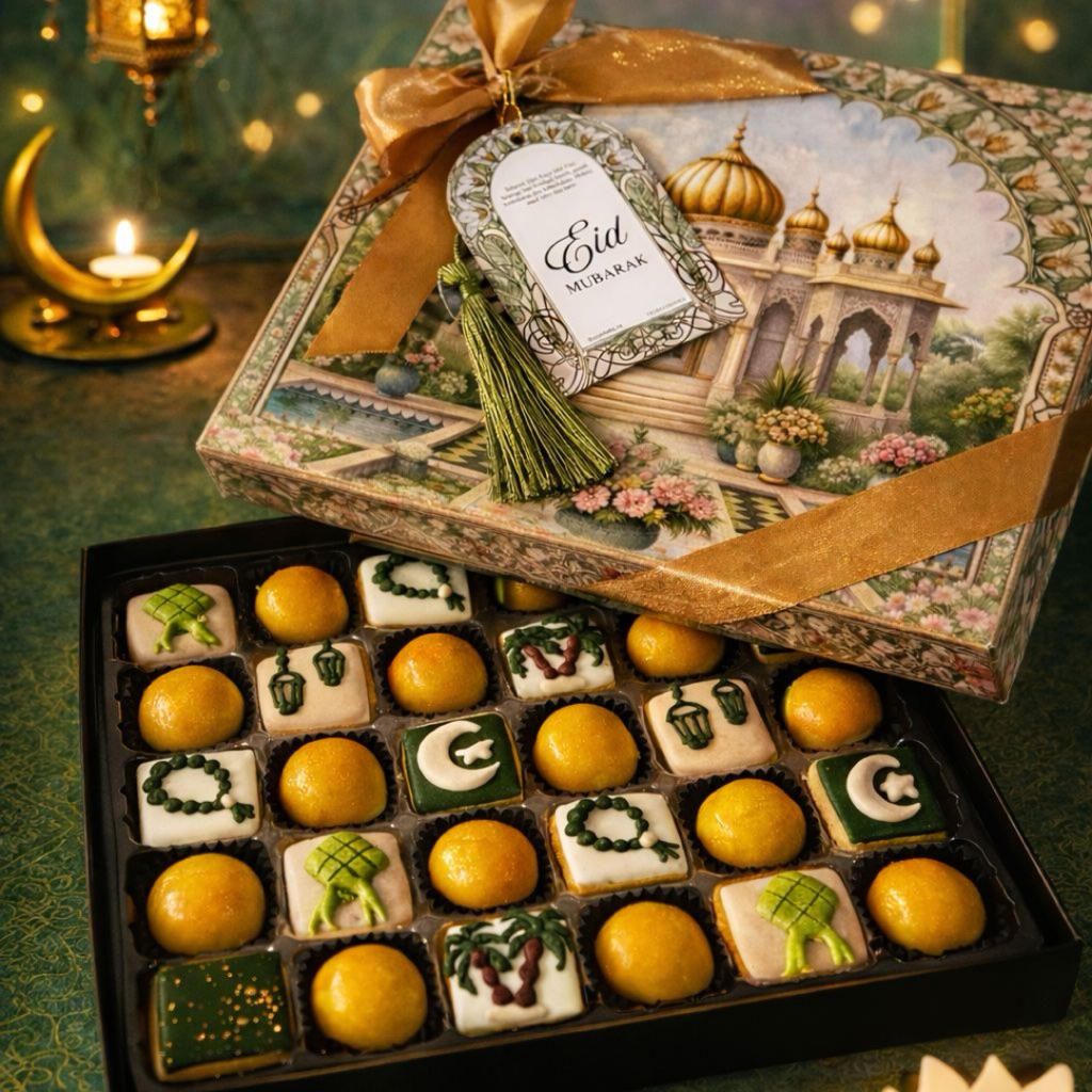 Nastar Bites Box Lebaran Cookies – (isi 30pcs) Kukis Lebaran / Kue Kering Idul Fitri / Icing Cookies
