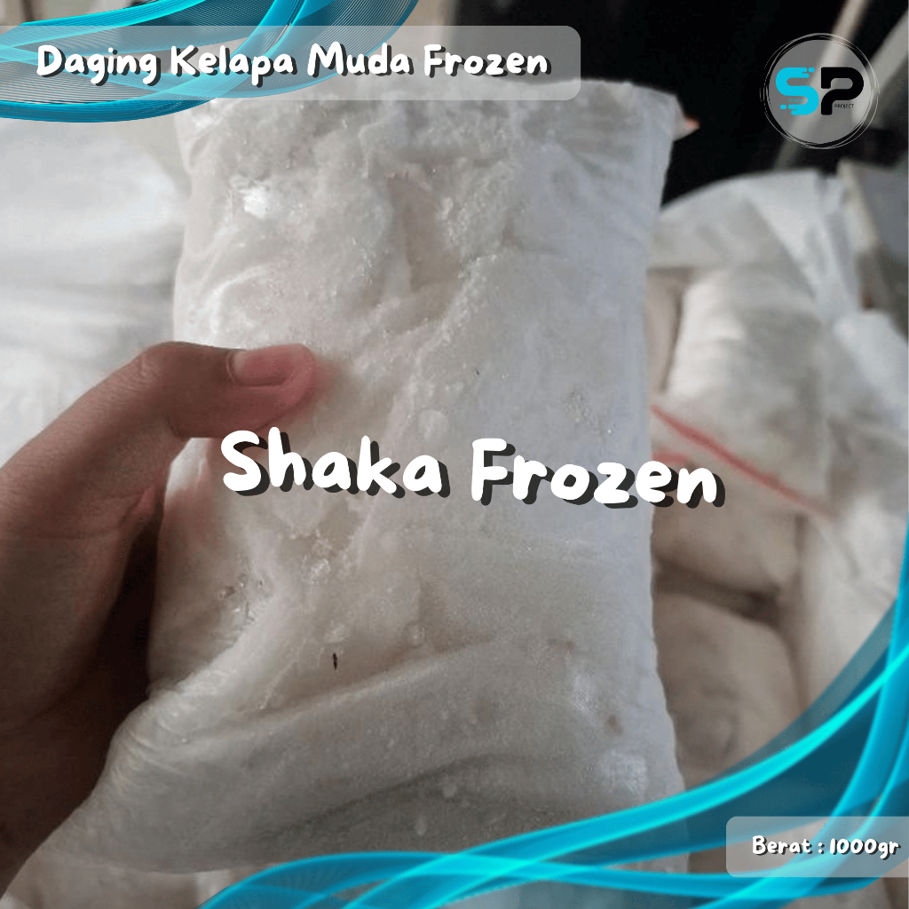 Daging Kelapa Muda Frozen / Beku - 1000gr