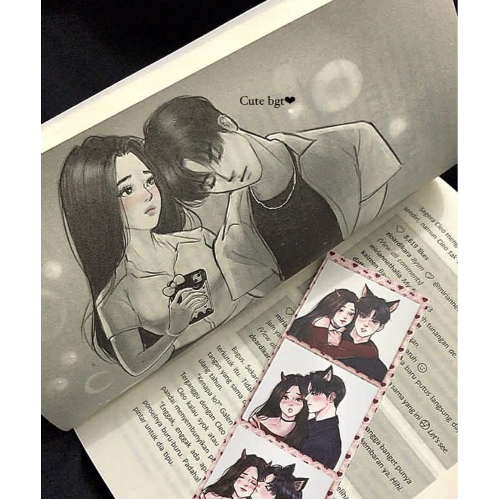 Novel Loveholic hard cover by sasyamrn