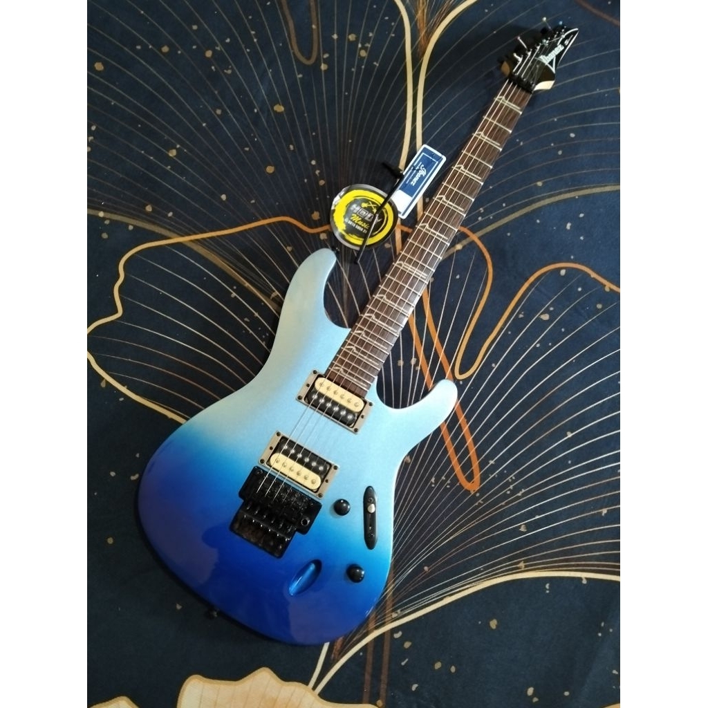 Ibanez S521 ocean blue ORI rakit full upgrade