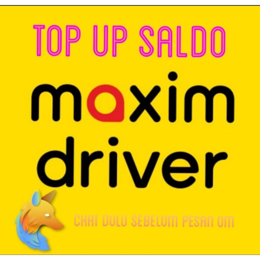 top up saldo maxim driver