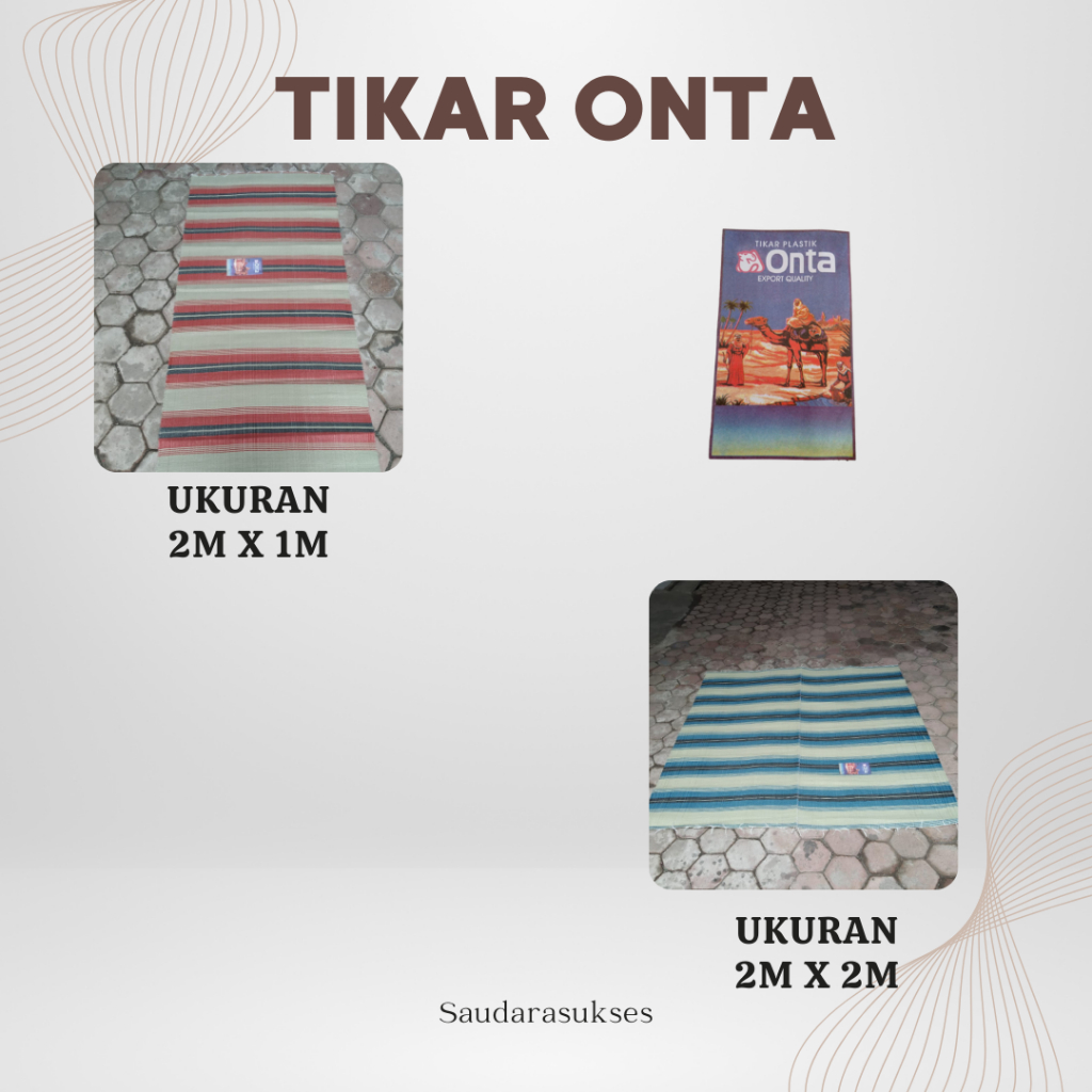 TIKAR PLASTIK ONTA ,TIKAR ANYAM