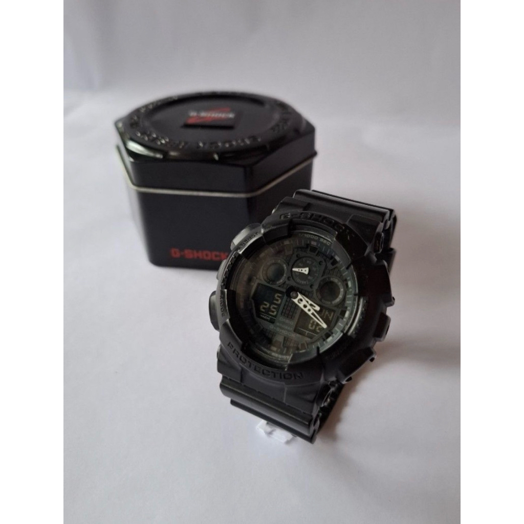 G-Shock GA-100 second
