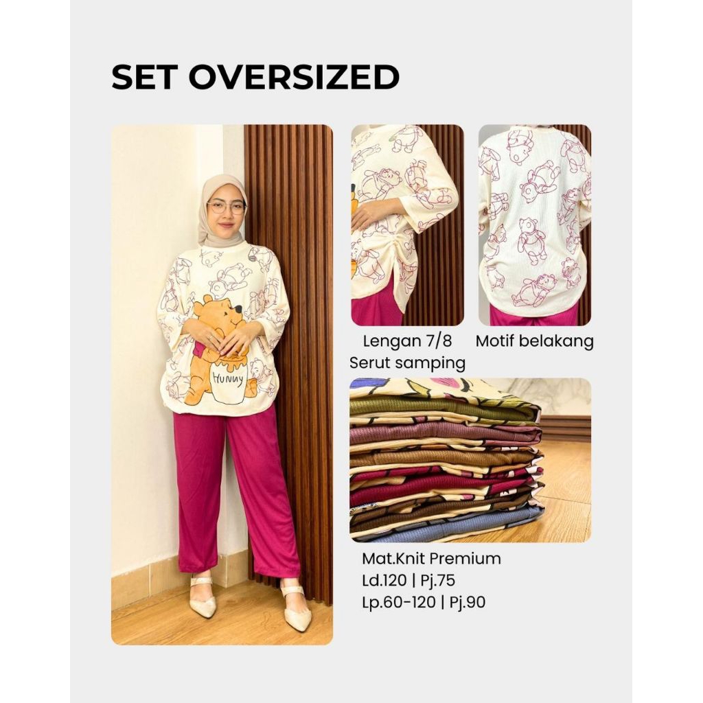 Setelan Celana Hunny Winnie the Pooh