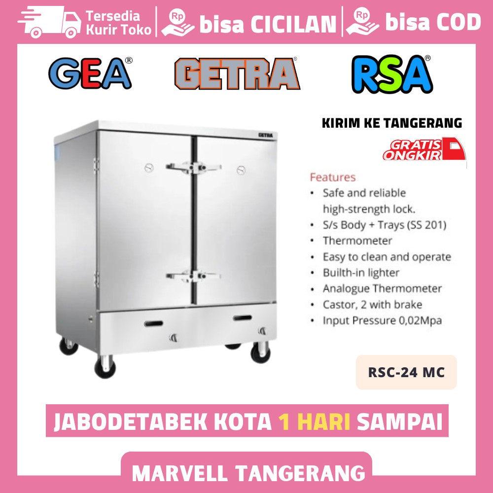 Gas Rice Cooker Getra Rsc 24 Mc Mesin Penanak Nasi Gas Garansi Resmi