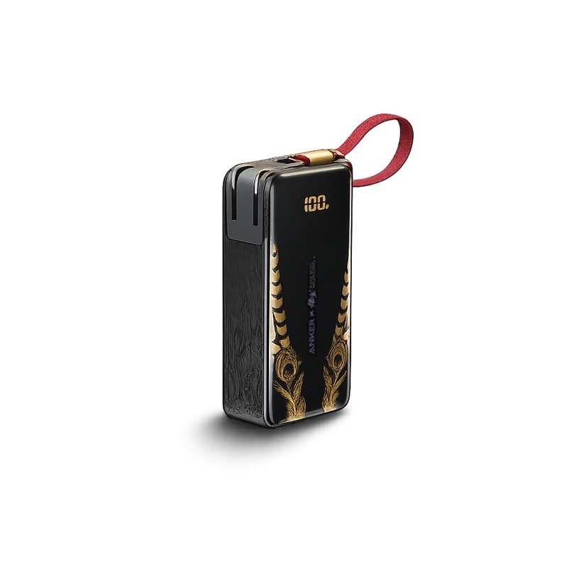 ANKER A1637 BLACK MYTH WUKONG EDITION - Fusion 10000mAh Powerbank 30W with Integrated USB-C Cable