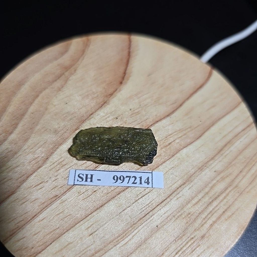 Moldavite rough asli Ceko Batu Asli