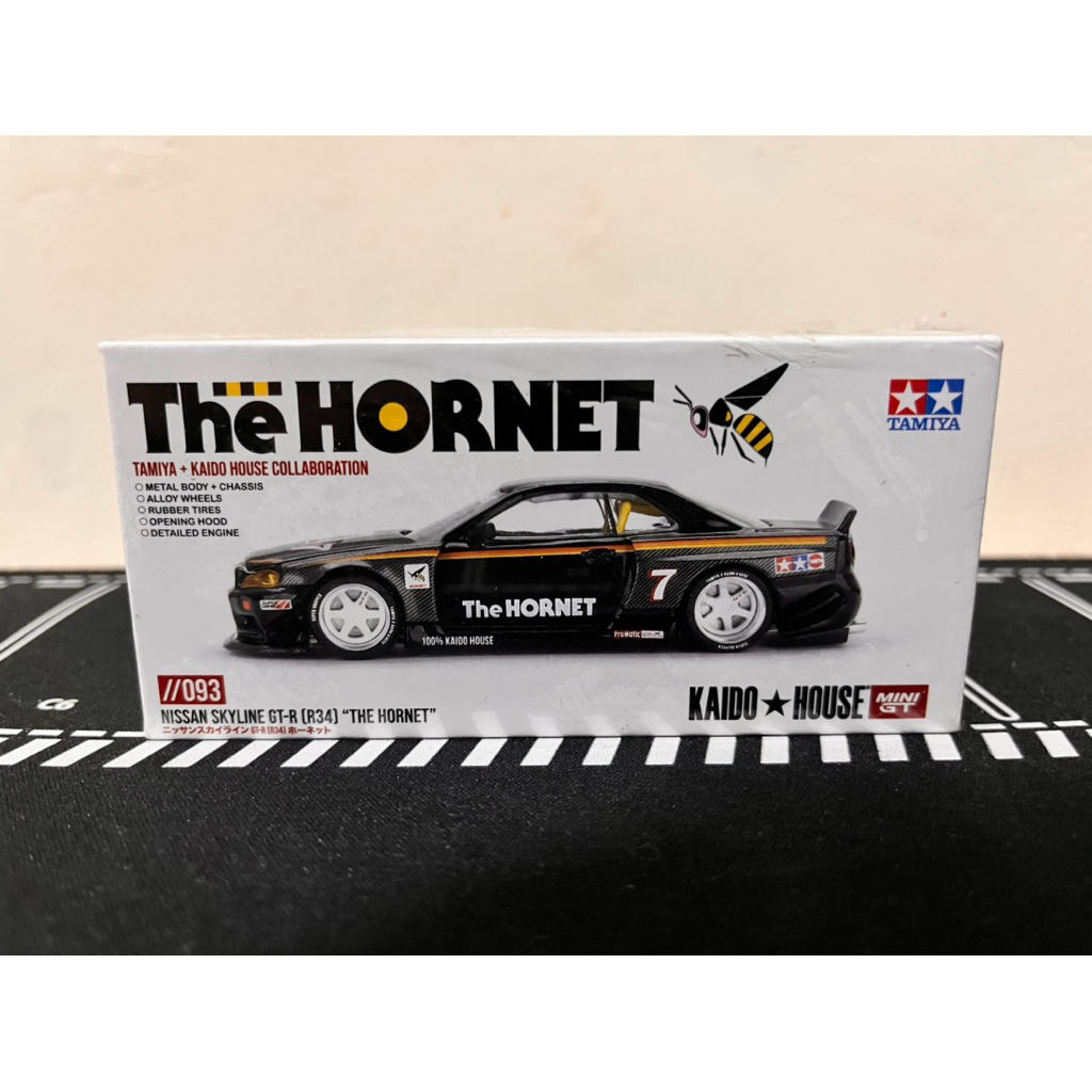 Kaido House x Mini GT Nissan Skyline GT-R (R34) “THE HORNET”
