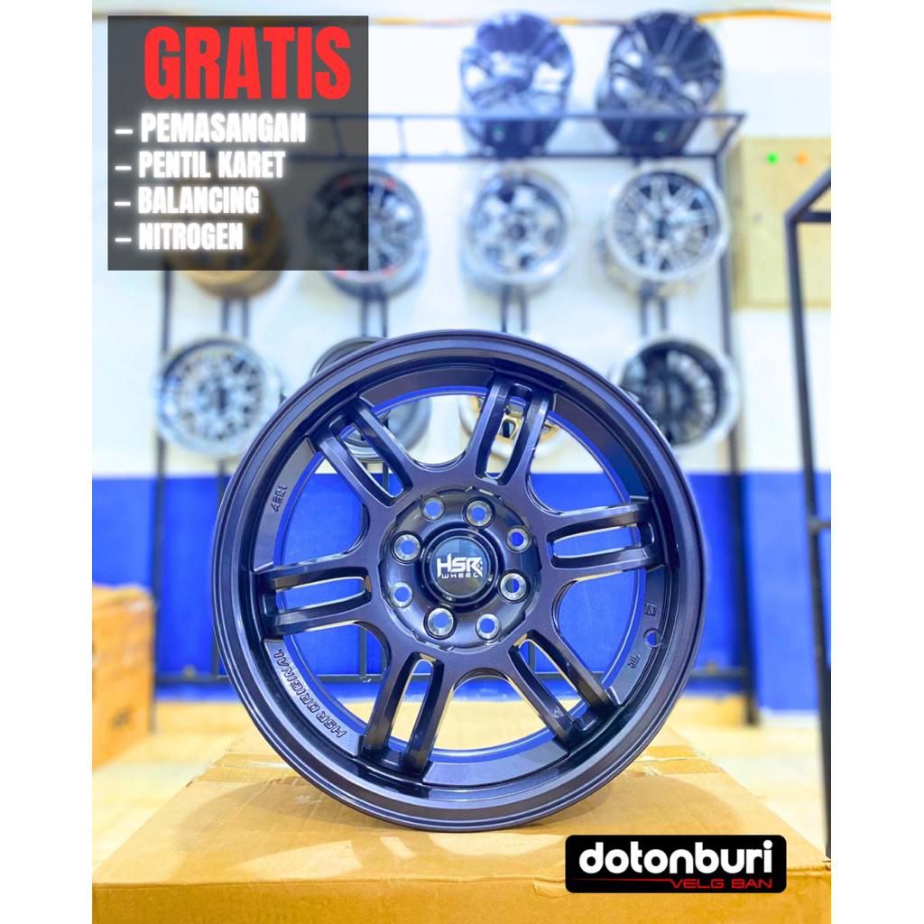 Velg Mobil Model RPF1 R15 Jazz Yaris Mobilio Livina Avanza Kijang dll HSR Aeri Ring 15
