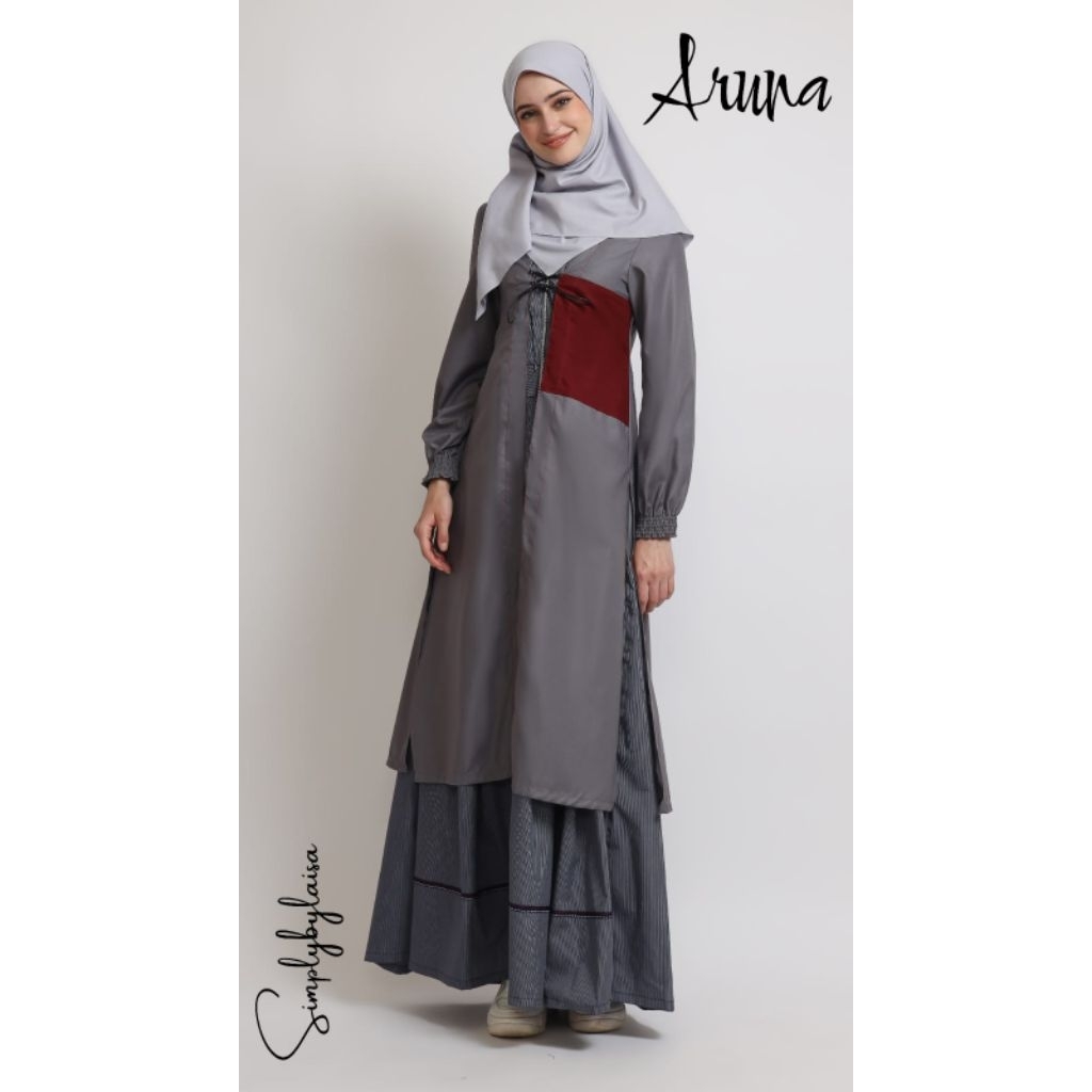 gamis set aruna simply by laisa