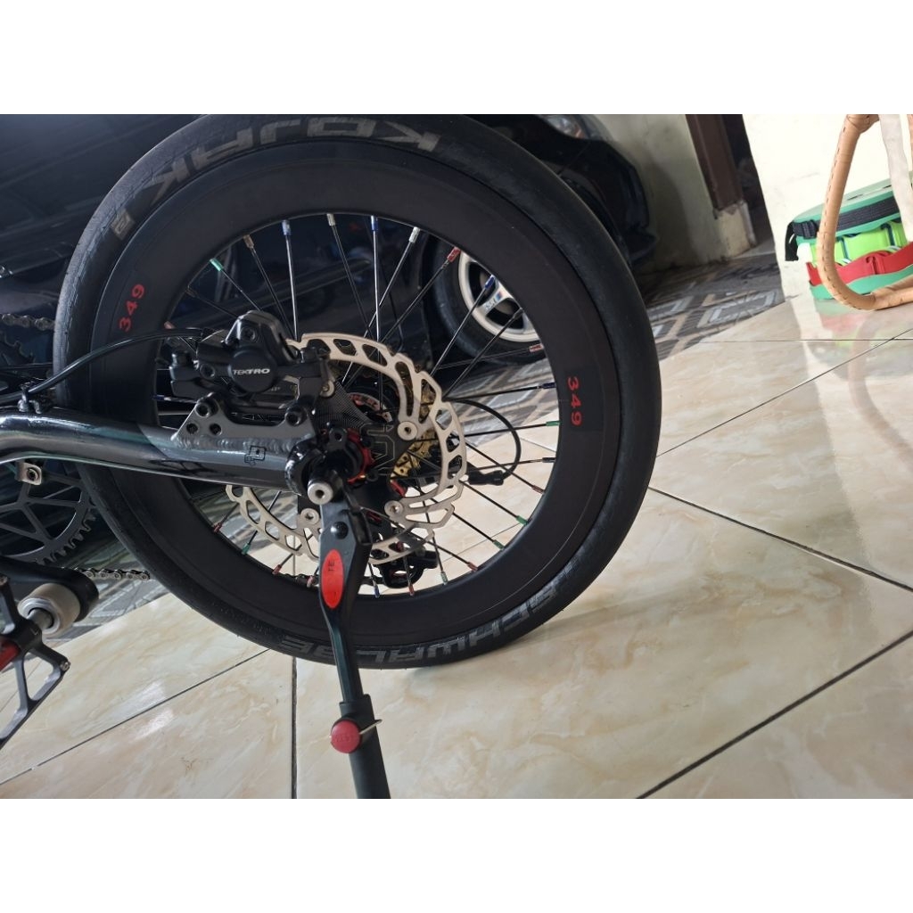 sepeda lipat camp hazy 11 speed 16+ (349 ) alloy