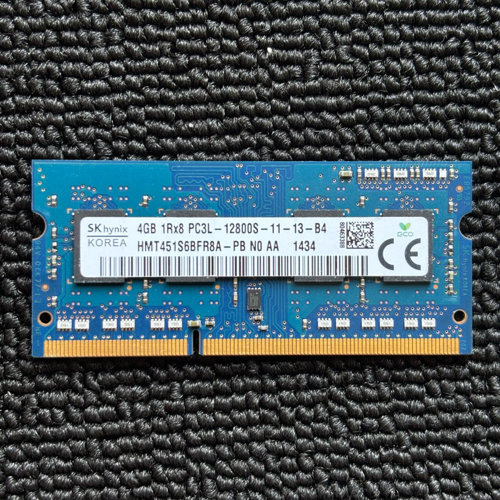 RAM LAPTOP SKhynix 4GB 1Rx8 PC3L-12800/1600MHZ DDR3L