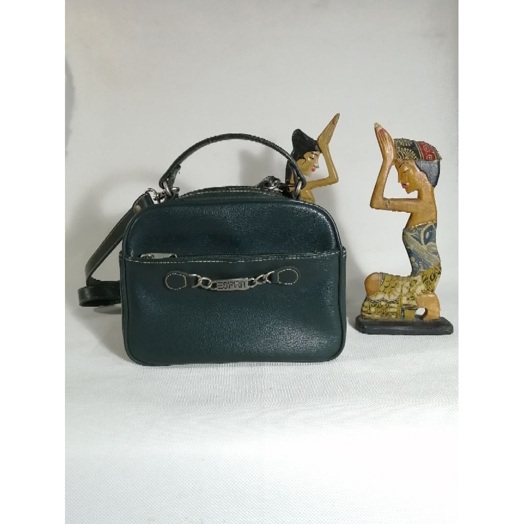 Dark Green Esprit Crossbody Bag