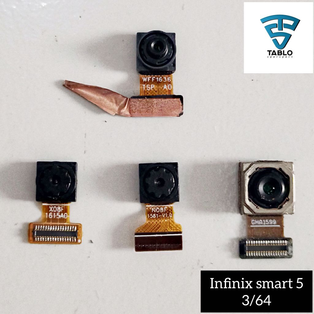 kamera depan belakang infinix smart 5 3/64 original copotan hp