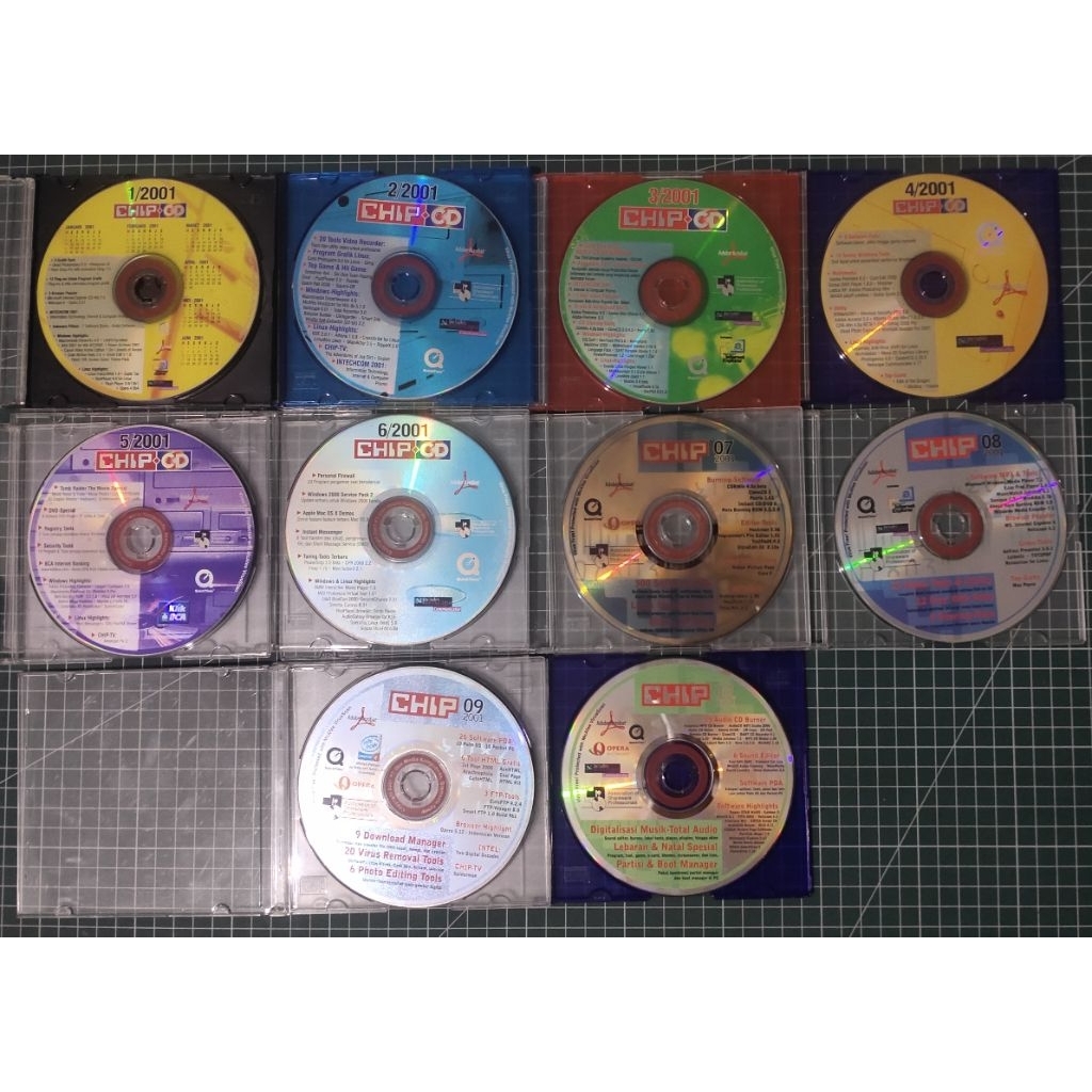 Bundle CD Majalah CHIP Tahun 2001