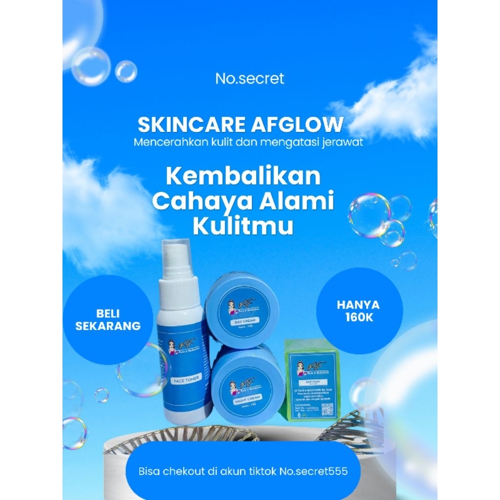 Cream AF Paket Dobleglow / Cream AF / Krim Glowing