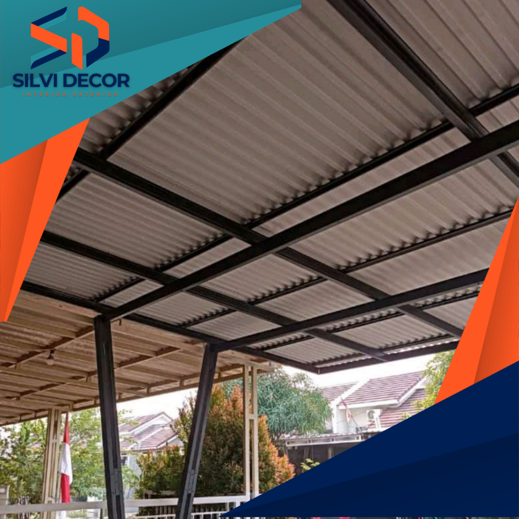 Kanopi Atap Alderon Single Layer / Talang Air / Ukuran Custom