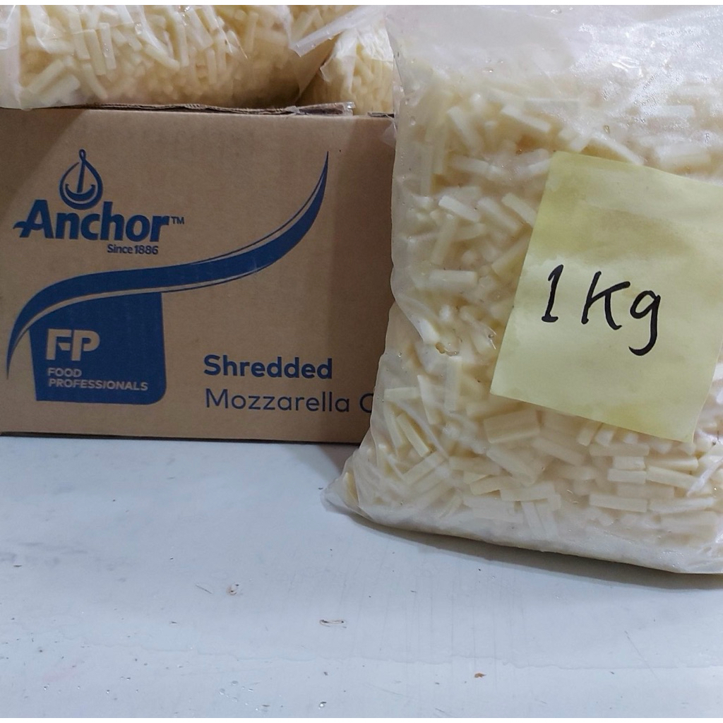 Mozzarella parut shredded 1kg Anchor