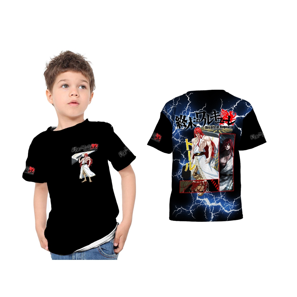 UBER SUBLIM - Baju Kaos Jersey Anak RECORD OF RAGNAROK THOR ART 1-2 Custom Full Print