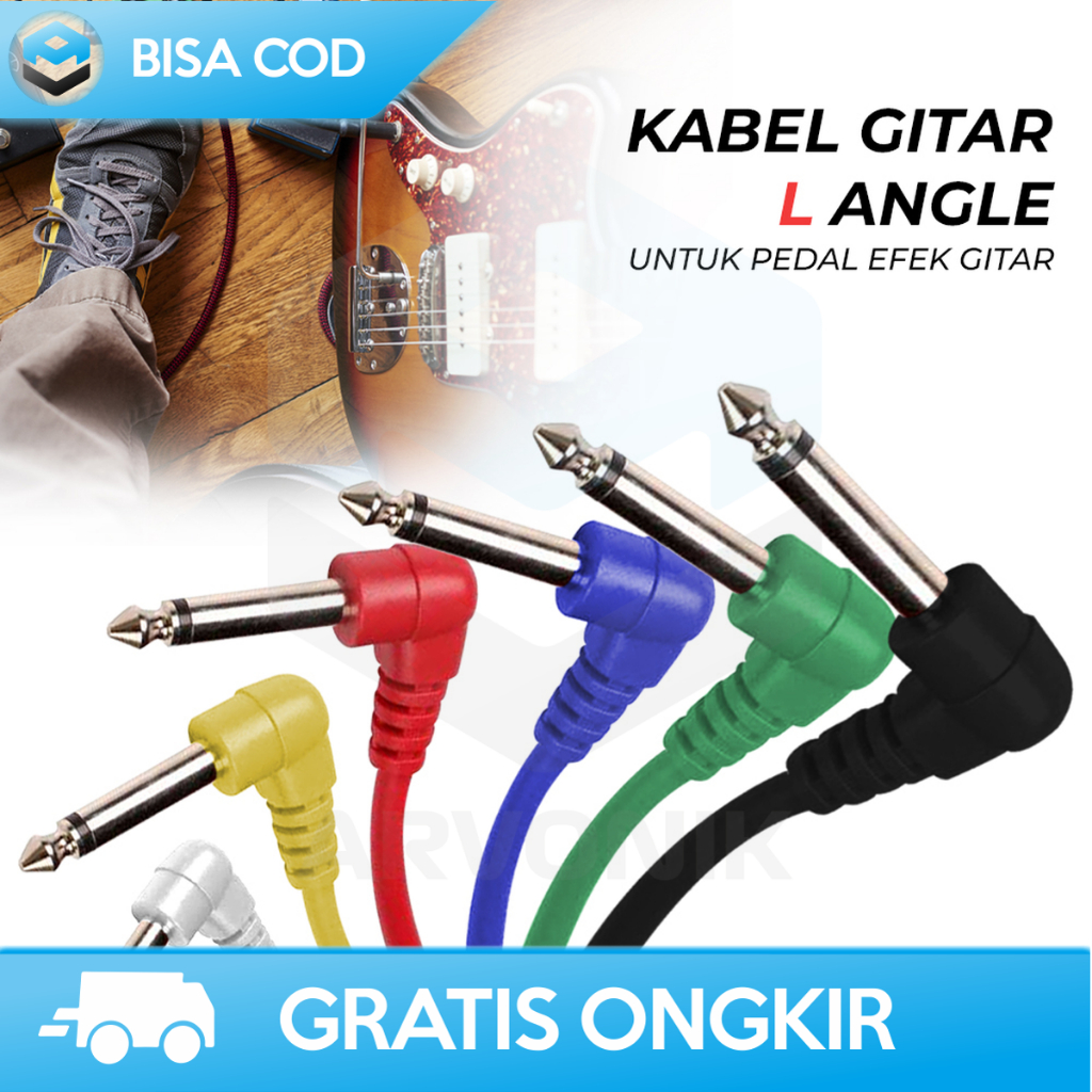 KABEL JACK ADAPTOR AUDIO GITAR PEDAL KONEKTOR STUDIO PERLENGKAPAN MUSIK USB CONNECTOR DIGITAL MULTIF