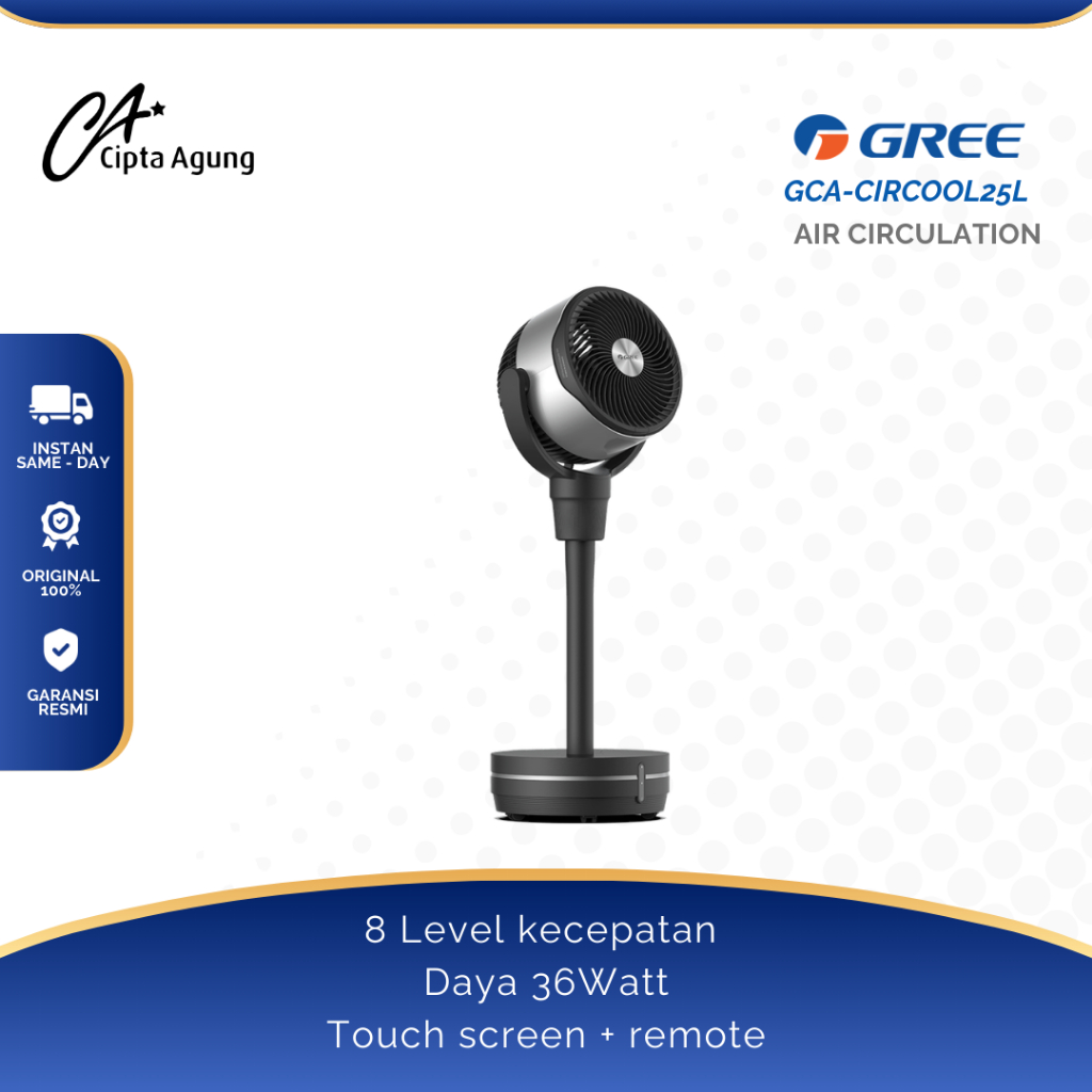 Gree GCA-CIRCool25 Air Cooler - Penyejuk Udara dengan Plasma Generator