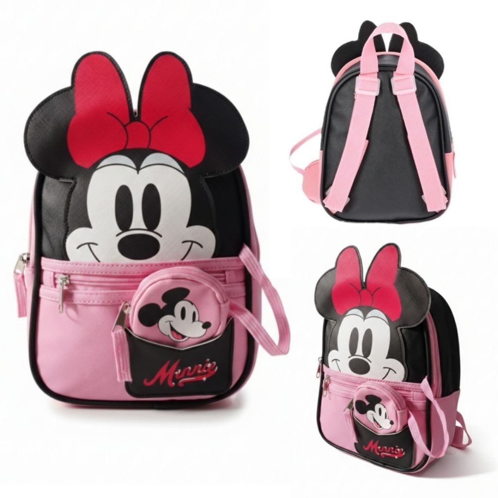 Tas Ransel Mini Anak Original Disney Minnie Mouse | Mini Backpack Anak Disney