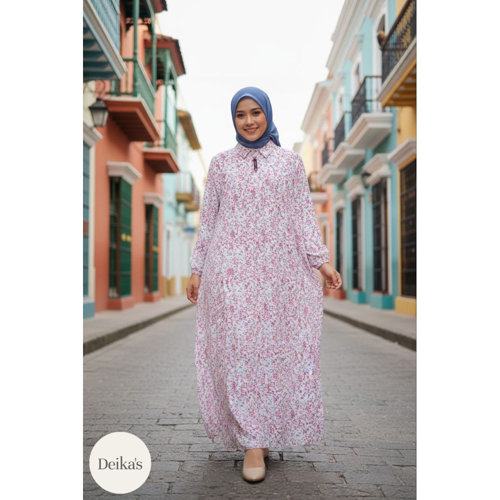 Gamis Maxy Dress Rayon Twill