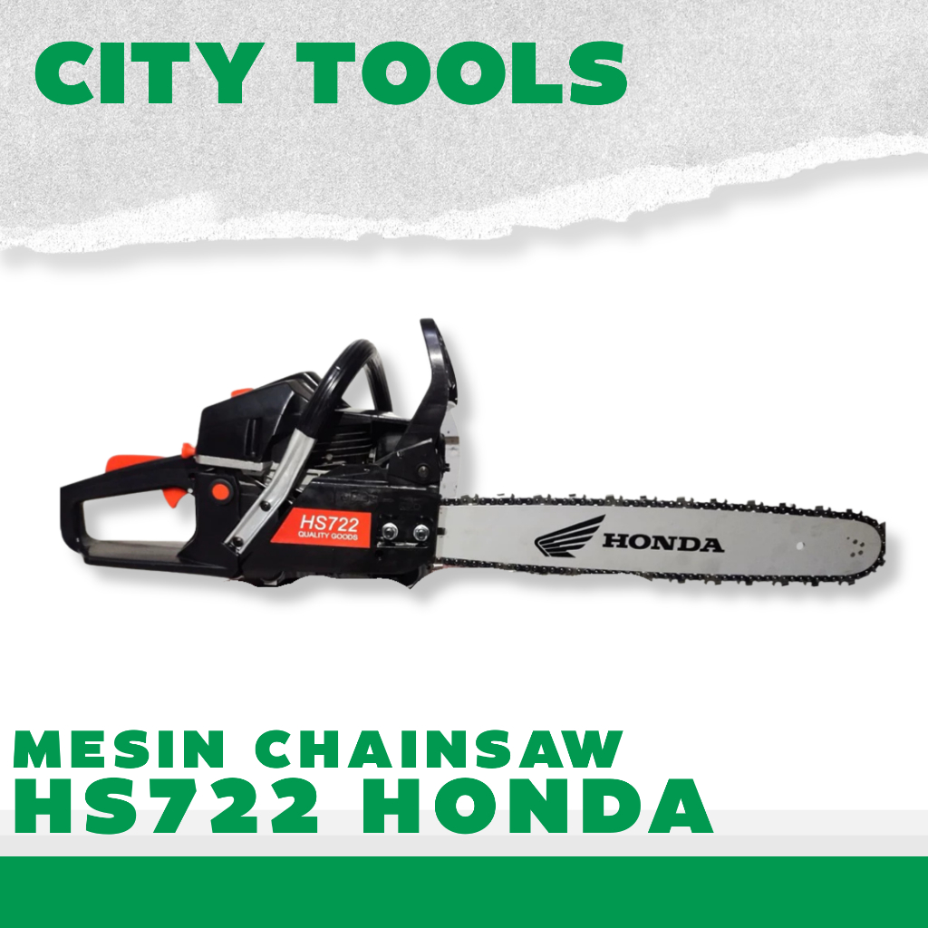 MESIN PEMOTONG RUMPUT/CHAINSAW HS722 HONDA 2TAK ORIGINAL&BERKUALITAS