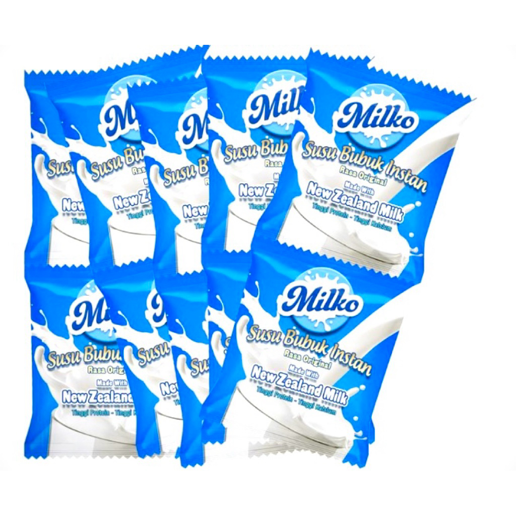 Susu Bubuk Milko 27 Gr per (1sachet) - Full Cream Premium, Berkualitas Tinggi