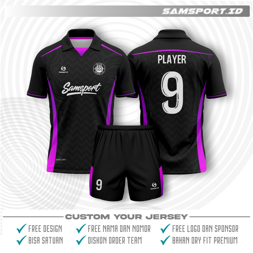 Jersey Bola Custom/Jersey Custom Nama Sendiri/Jersey bola Custom Murah/Jersey Printing Futsal/Baju F