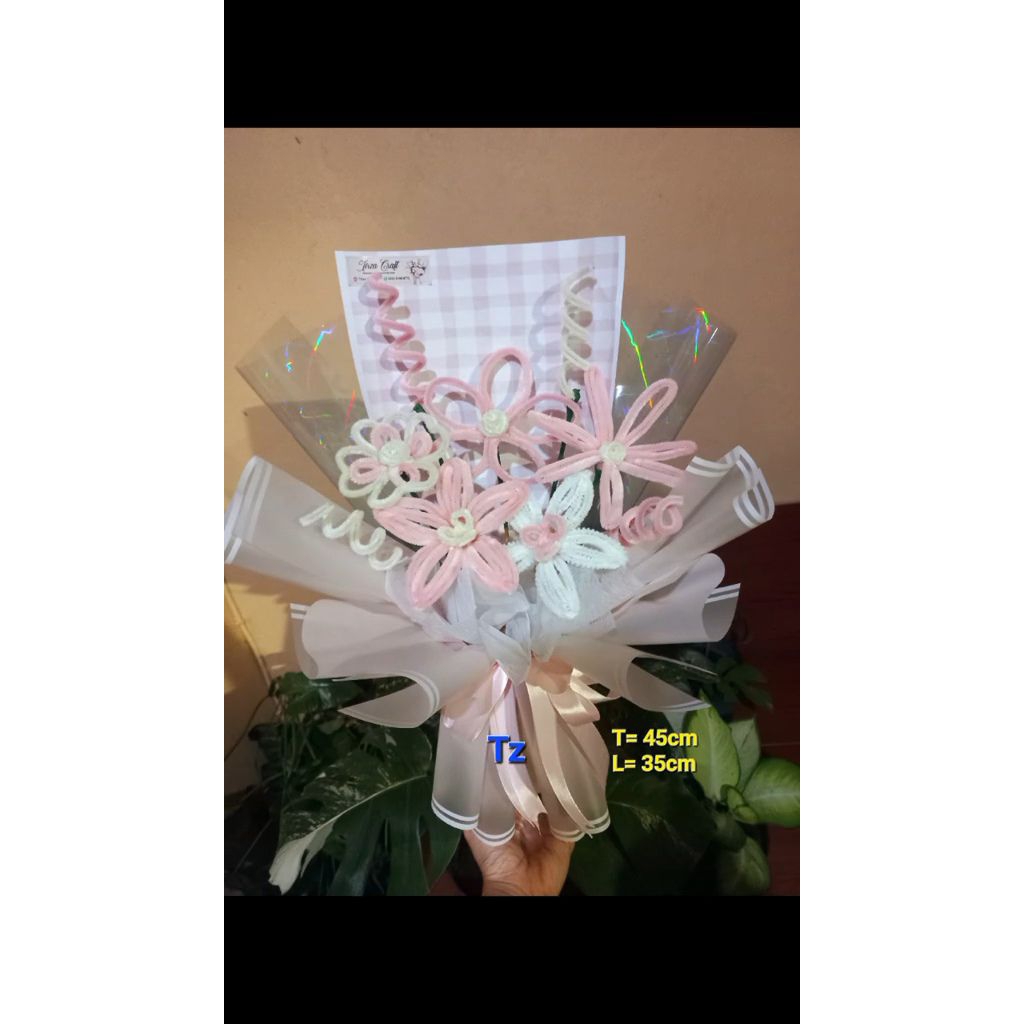 Bucket bunga kawat bulu/kawat bulu//Bucket bunga