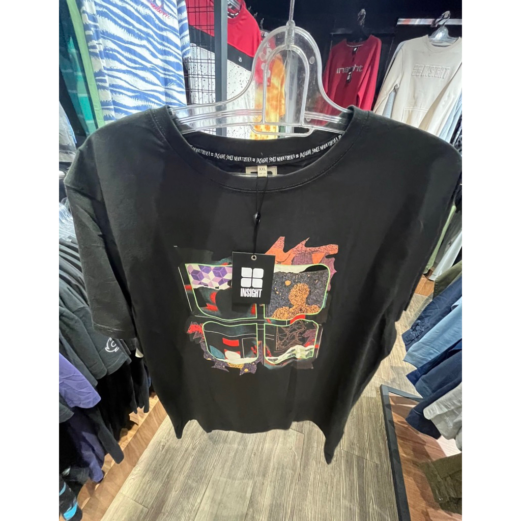 Kaos original INSIGHT FOURBLOCK BLACK