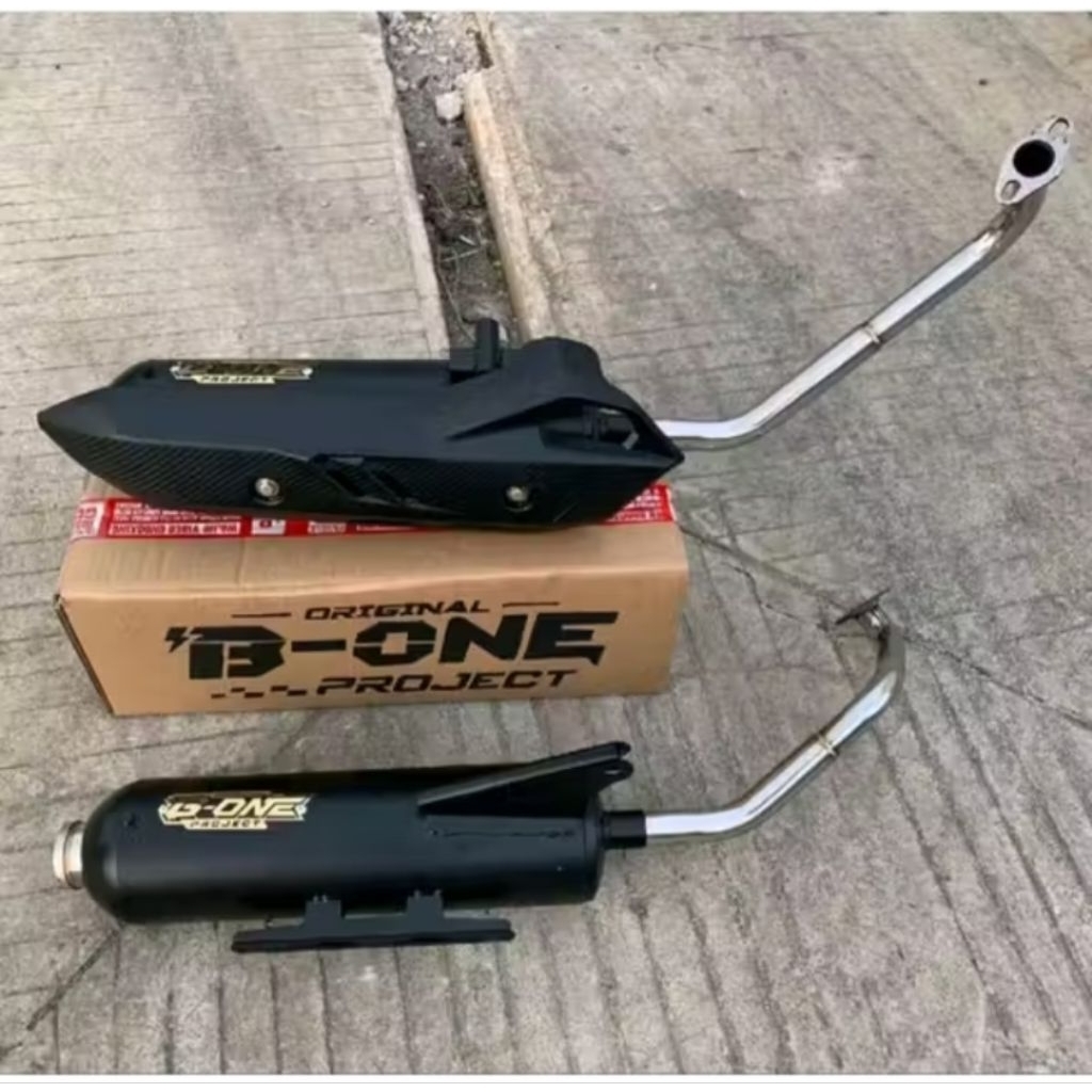 Knalpot SHIJIRO BY-ONE PROJECT Model SHIJIRO Moncong SHIJIRO Beat karbu deluxe beat esp Vario Mio Sc