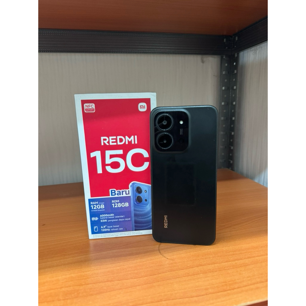 redmi 15c 6|128 second mulus fullset
